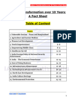 India's Transformation Over 10 Years - A Fact Sheet