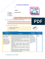 Sesion Refuerzo Com. Leemos Nombres de Objetos (Refuerzo)