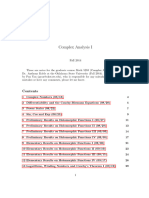 Complex Analysis I