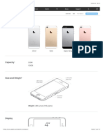 Iphone SE - Technical Specifications