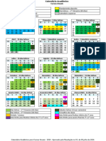 Calendário Acadêmico 2024 Pós Greve