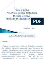 Acao Civil Pública e Dissídio Coletivo