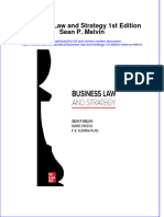 Business Law and Strategy 1st Edition Sean P. Melvin Full Chapter Instant Download