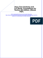 Respiratory Care Anatomy and Physiology E Book: Foundations For Clinical Practice 4th Edition, (Ebook PDF) Full Chapter Instant Download