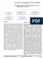 Customer Churn Prediction in The Telecommunication Industries Using RNN