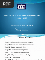 Algorithme Et Programmation S1