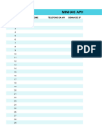 Planilha Organização de APIs e Contas