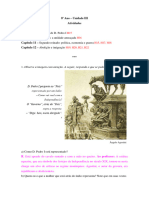 Bloco de Atividades - 8 Ano - Unidade 3