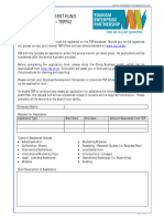 Business Development Fund Application Form