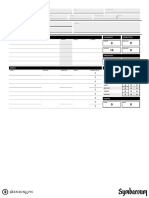 Character Sheet - Symbaroum