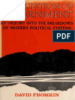 David Fromkin - The Question of Government - An Inquiry Into The Breakdown of Modern Political Systems (1975, Scribner) - Libgen - Li