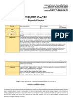 Comision - Programa Analitico