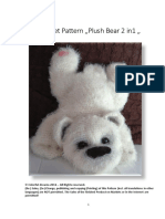 Plush Bear 2 in 1