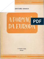 A Formação Da Europa Christopher Dawson 1956 Livraria Cruz Anna's A