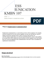 Unit 4 Business Communication