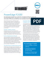 Dell PowerEdge FC630 Spec Sheet