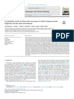 A Systematic Review of Forest Bird Occurrence in North American Forest Fragments and The Built Environment