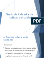 Diseño de Indicador