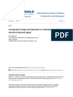 Aerodynamic Design and Exploration of A Blended Wing Body Aircraft