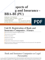 Unit II Registration of Bank and Insurance Companies