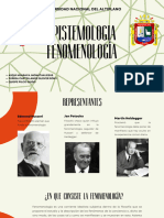 Epistemologia Fenomenologia