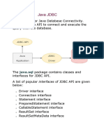 JDBC & JSP Notes For Recording