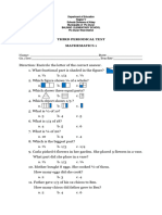 PT - Mathematics 1 - Q3