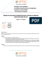 Ingnierie Des Installations de Production Utilisant La Biomasse en Combustion Qualification Opqibi 20082012