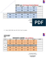 HORAIRES DES COURS Du 2ème Semestre Jusqu'au 10 Août 2024 - Mise À Jour Du 13 Juillet 2024