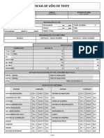 Ficha de Voo de Testes - Modelo Ares Jet