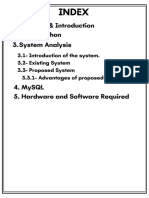 Index: Abstract & Introduction 1. About Python 2. System Analysis 3