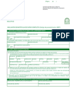 Solicitud: 1. Datos de La Persona Solicitante Y de La Representante