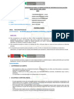 Analisis de Competencia-Se Desenvuelve de Manera Autonoma A Traves de Su Psicomotricidad-Ciclo I-Jessenia, Janet, Sara y Natali