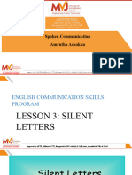 Lesson 3 Silent Letters