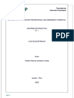 Robert Montano. INFORME. G3. ECOSISTEMA - ECOLOGIA GENERAL