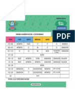 Horario 2do A 2024