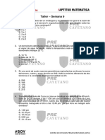 3 - Aptitud Matemática - Taller - Semana 9