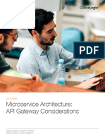 Microservice Architecture API Gateway Considerations