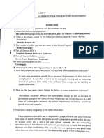 EVS Unit 7 Human Population and The Environment