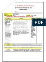 Ii Sesion de Matematico Problemas Con Fracciones y Porcentajes