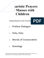 Eucharistic Prayers For Masses With Children v4