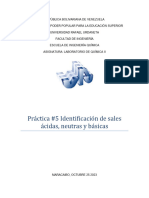 Informe #5 Identificación de Sales