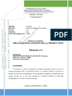 Organisation 2022 l2 s4 Element N 1e