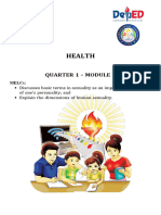 Secondary Health 8 Q1 Module1