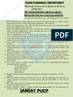 Dosage Form Science Ijt Past Paper-1