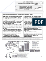 Instruction Sheet 2, GR 9 Sexual Behavior and Sexual Health, 2015