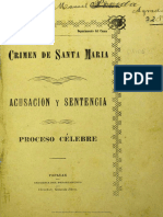 Crimen de Santa Maria: Acusacion Sentencia