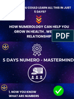 Numerology 5 Days