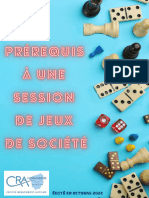 Prérequis Jeux Société