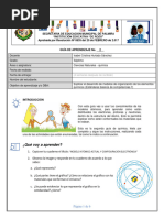 Química Septimo. Guía 2. Números Cuánticos 1